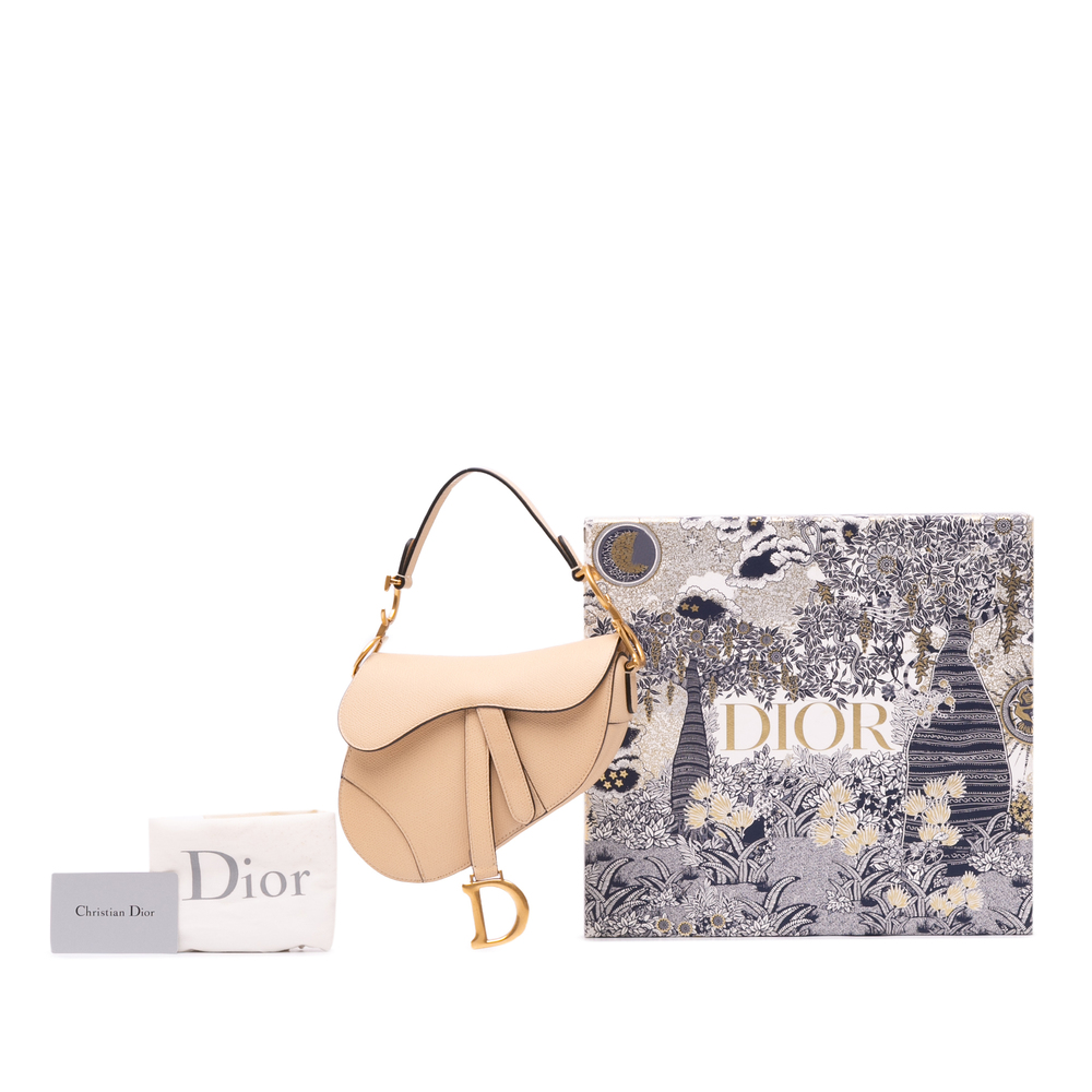 Pre-Loved Dior Mini Grained Calfskin Saddle Bag - Picture 10 of 10